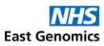 NHS East Genomics logo